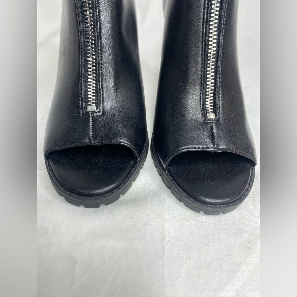 Bar III Dillan P Womens Faux Leather Ankle Booties Black Size 7.5M New - Picture 12 of 13